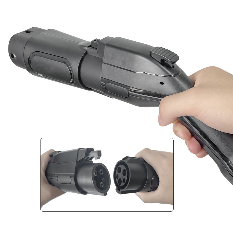 Type1 to Type2 EV Connector Adapter 32A 250V 