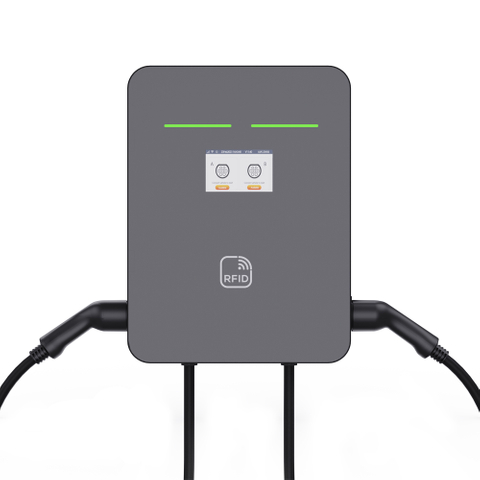  Wallbox EV Charger Type2 2*11KW EV Wall Mounted Charger