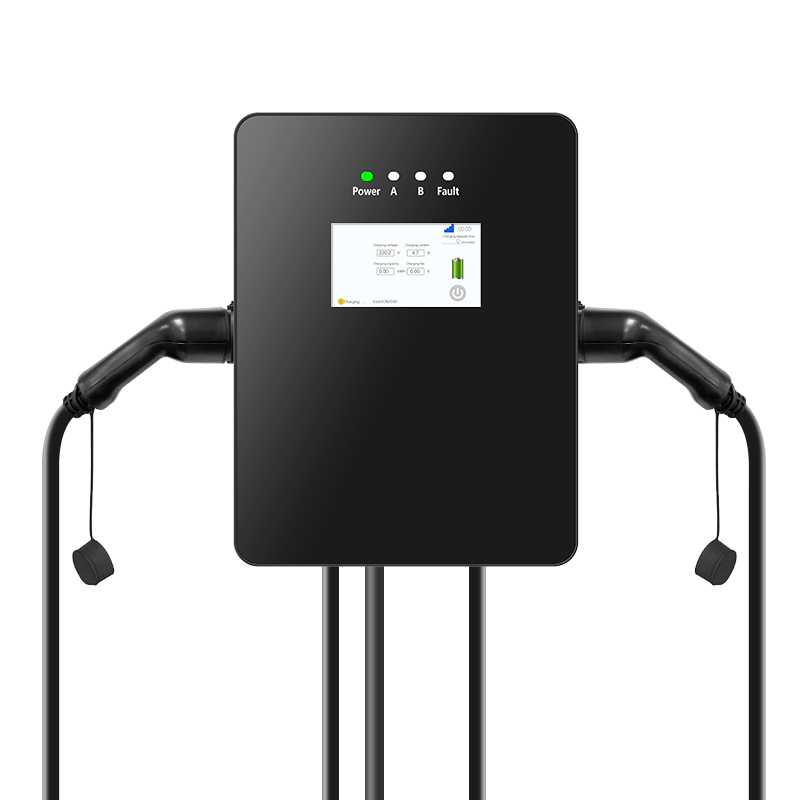 22kw Floor Mounted Charging Station Type2 Plug with RFID