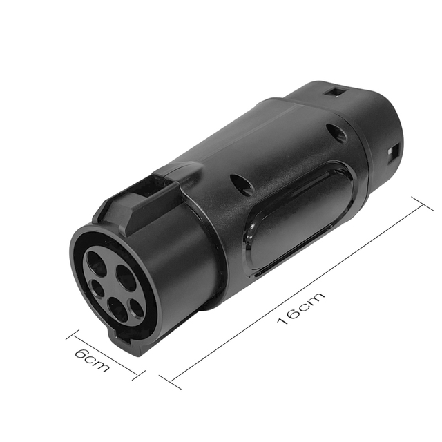 Type1 to Type2 EV Connector Adapter 32A 250V 
