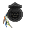 Type2 32A 3phase EV Outlet Socket for Charging Station Side 