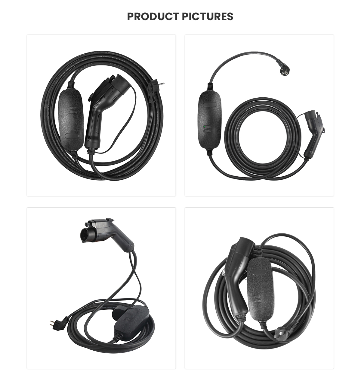 Portable EV Charger Mode2-Type1 32A 250V with control box