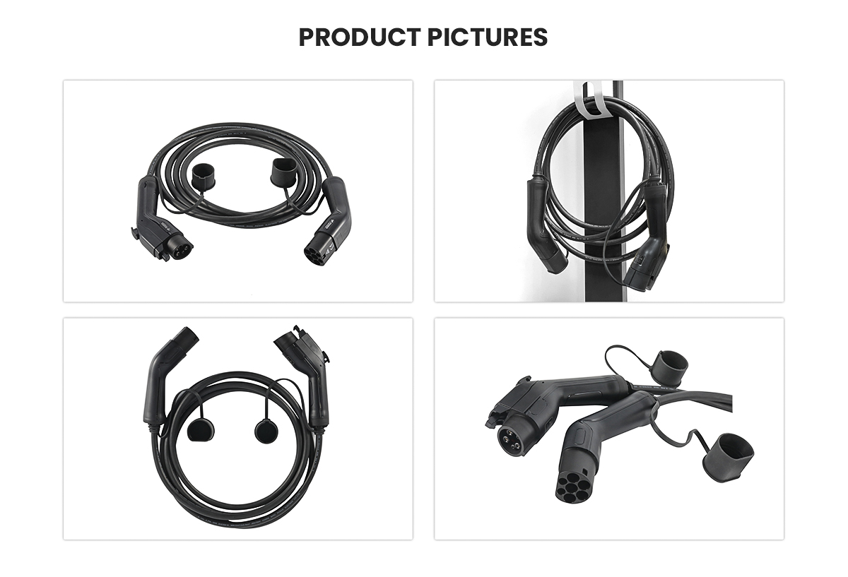 Mode3-Type1-Type2 32A 250V AC EV Charging Cable 