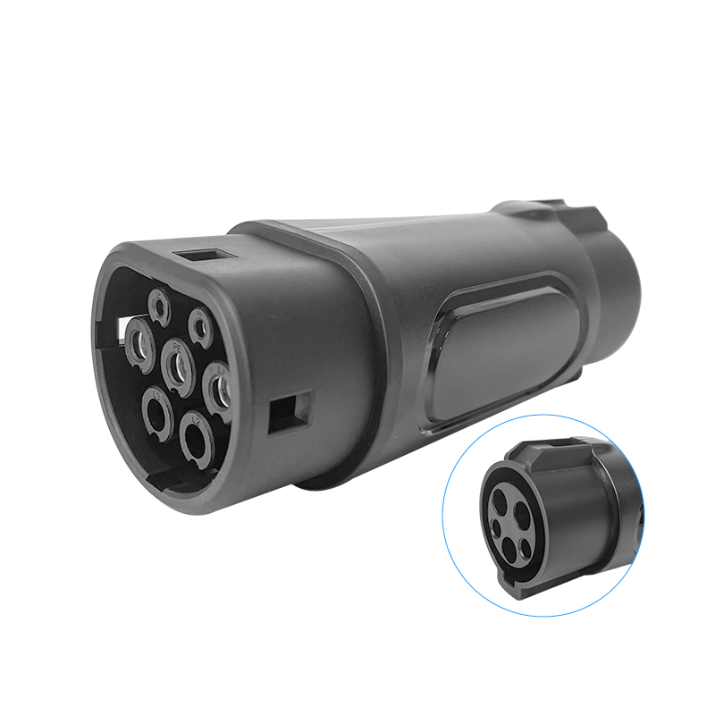 Type1-Type2 32A 250V AC EV Connector Adapter