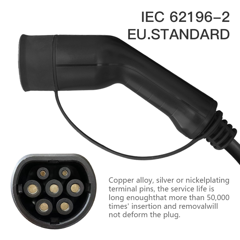 22kw Floor Mounted Charging Station Type2 Plug with RFID