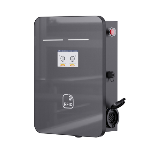  Wallbox EV Charger Type2 socket 2*11KW for home and commercial 