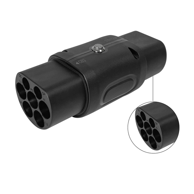 AC EV Connector 32A 250V Type2 to GB/T Adapter 