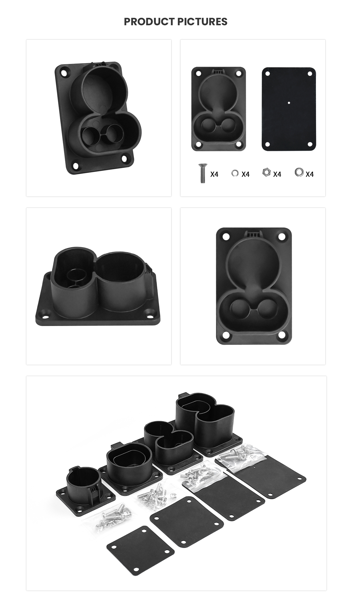 CCS1 Ev charging Plug Holder dummy Socket