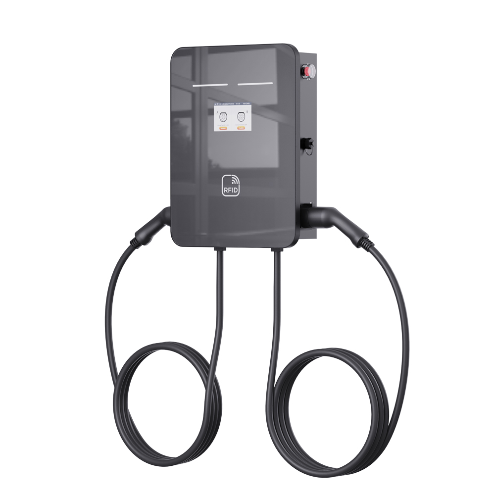 OCPP1.6 Type2 2*7kw/11kw/22kw wallbox ev charger
