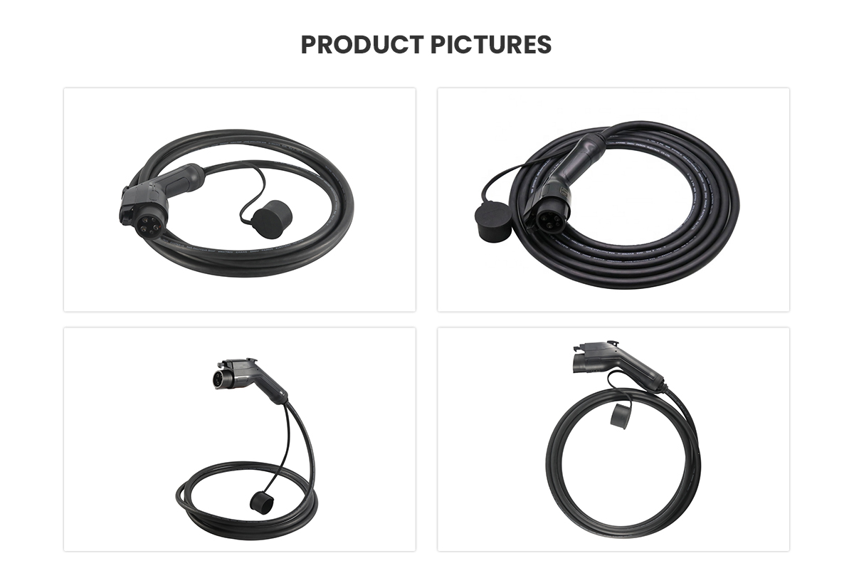 Type1 EV Charging Cable OEM logo 32A 250V 