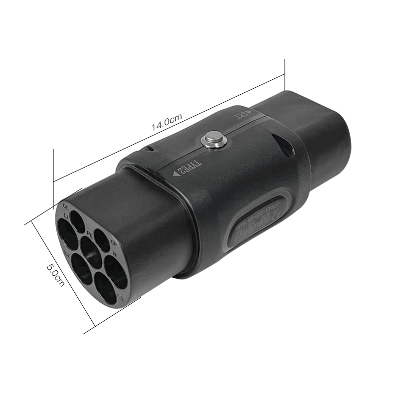 AC EV Connector 32A 250V Type2 to GB/T Adapter 