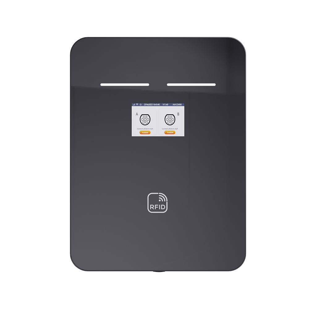 OCPP1.6 Type2 2*7kw/11kw/22kw ev wallbox Charging Socket Station
