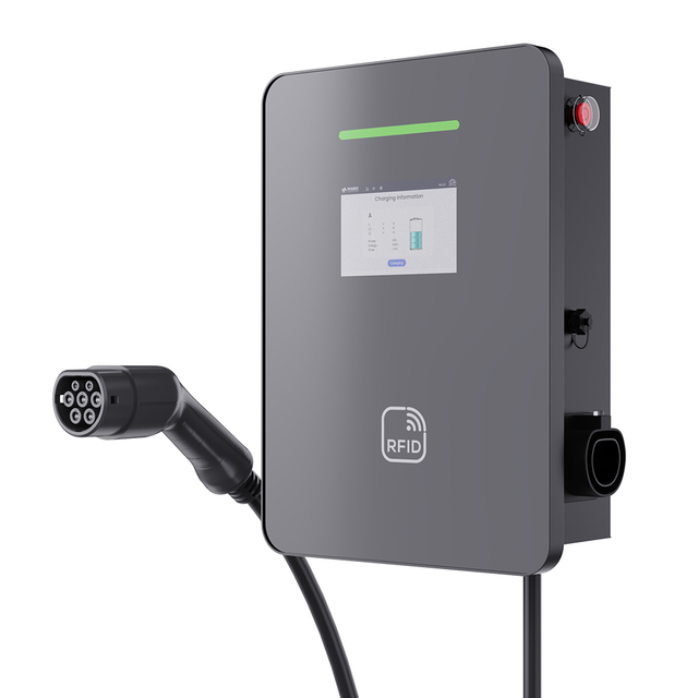 Wallbox ev charging station Type2 OCPP1.6 Single Plug 22kw 