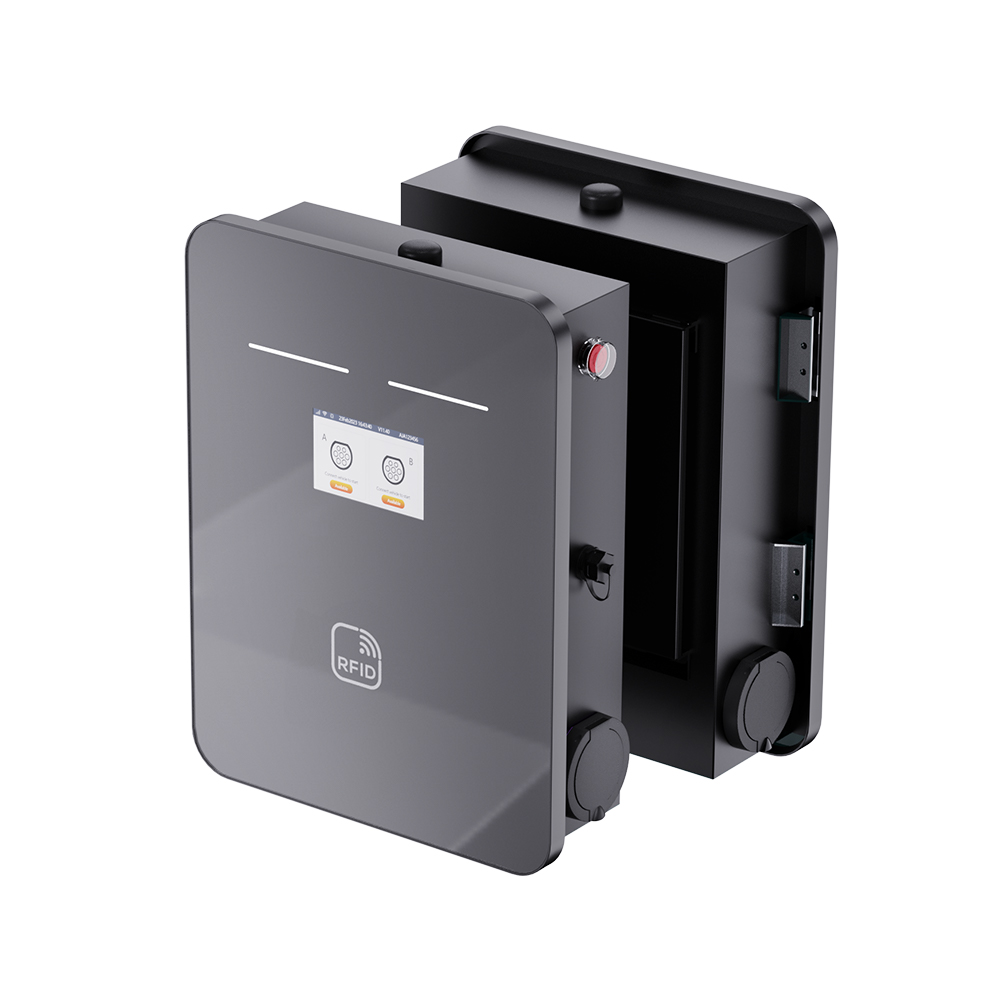 OCPP1.6 Type2 2*7kw/11kw/22kw ev wallbox Charging Socket Station